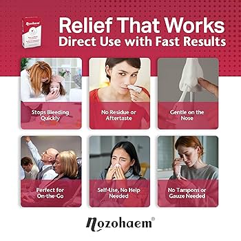 Nozohaem Nasal Gel, STOPS nosebleeds in moments : Amazon.ca